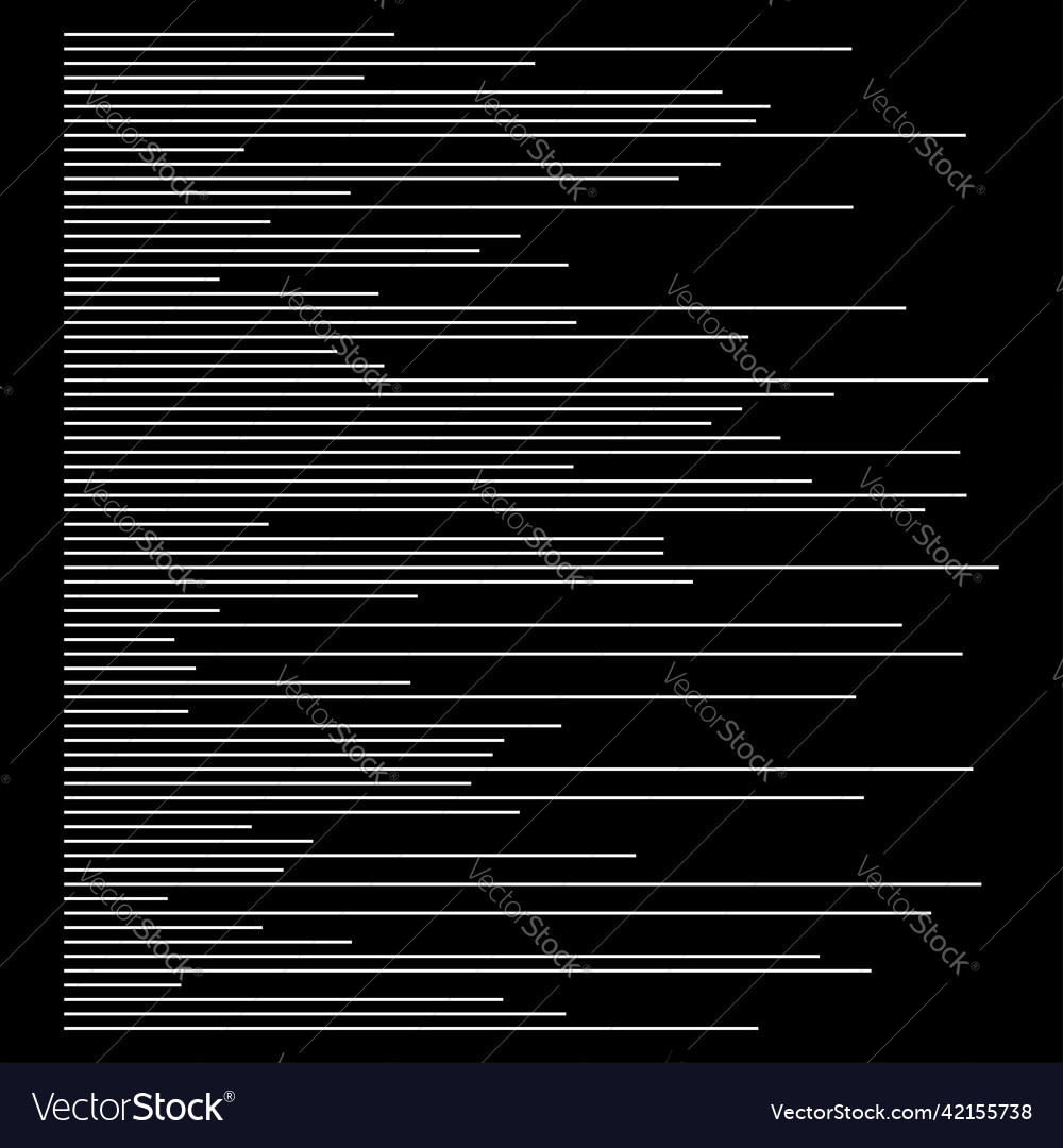 Random lines stripes element vector image Random lines stripes element