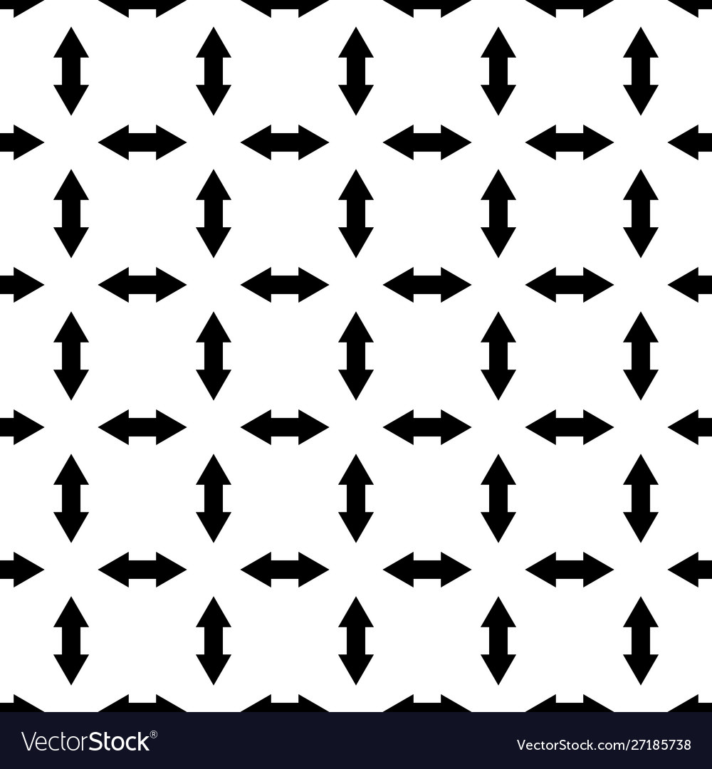 Seamless geometrical pattern arrows index vector image Seamless geometrical pattern arrows index