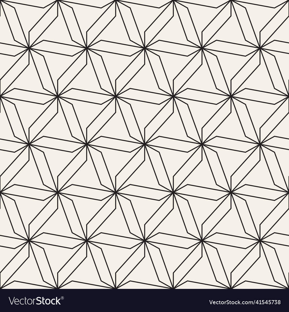 Seamless pattern repeating geometric elements vector image Seamless pattern repeating geometric elements