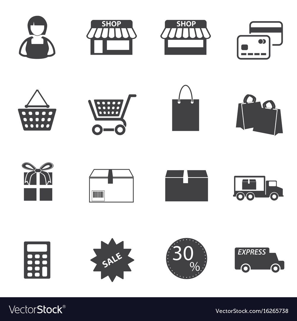 Shopping Cart Icons Set