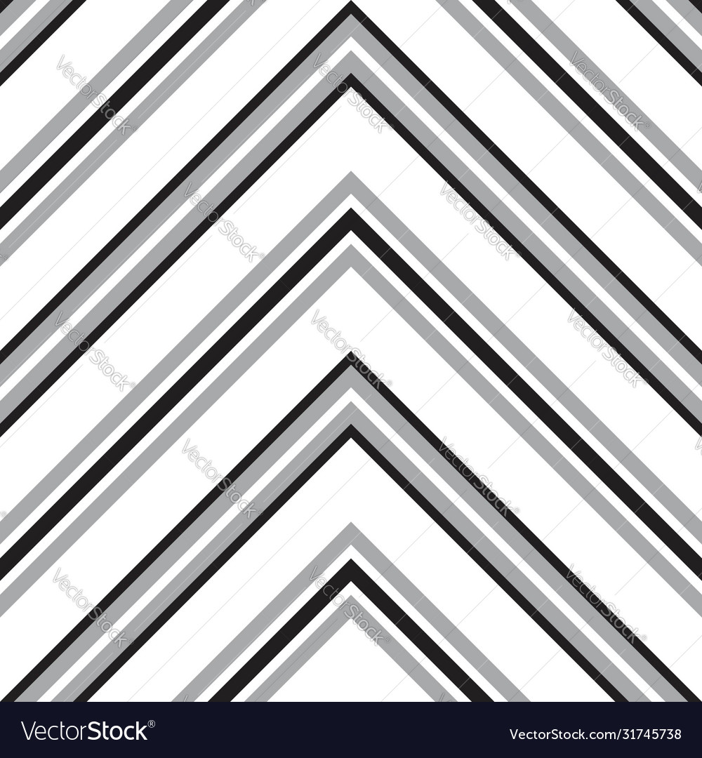 White chevron diagonal stripes seamless pattern Vector Image