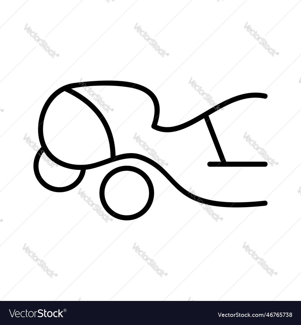 Women laying spa and sauna outline icon Royalty Free Vector