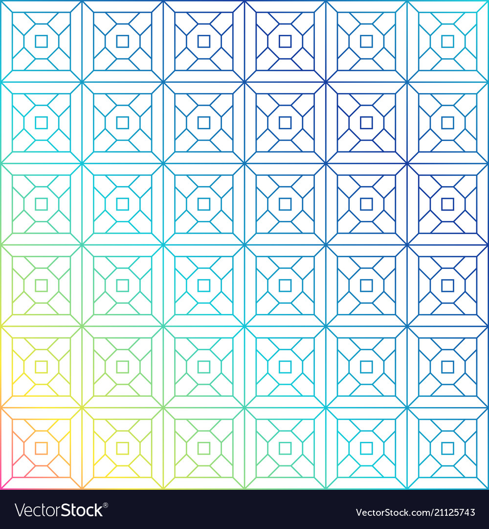 Abstract geometric pattern with lines rhombuses vector image Abstract geometric pattern with lines rhombuses