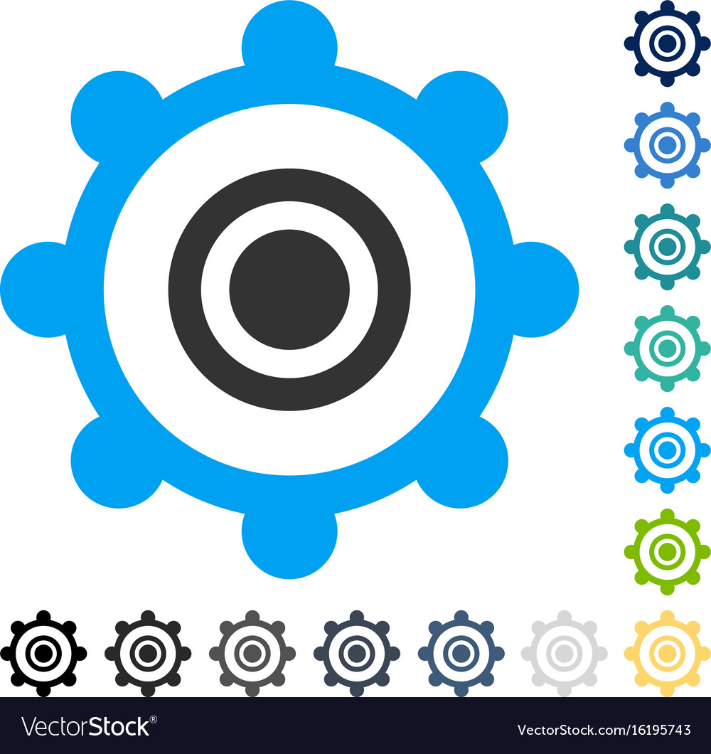 Cog wheel icon Royalty Free Vector Image - VectorStock