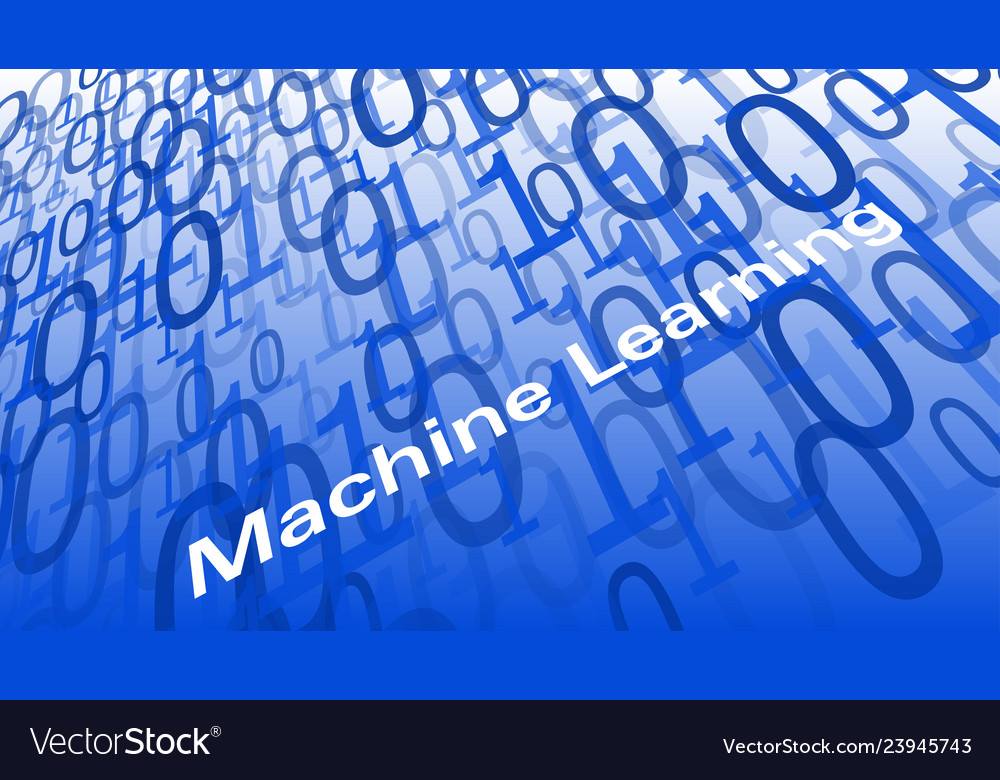 Computer code for machine learning data vector image Computer code for machine learning data
