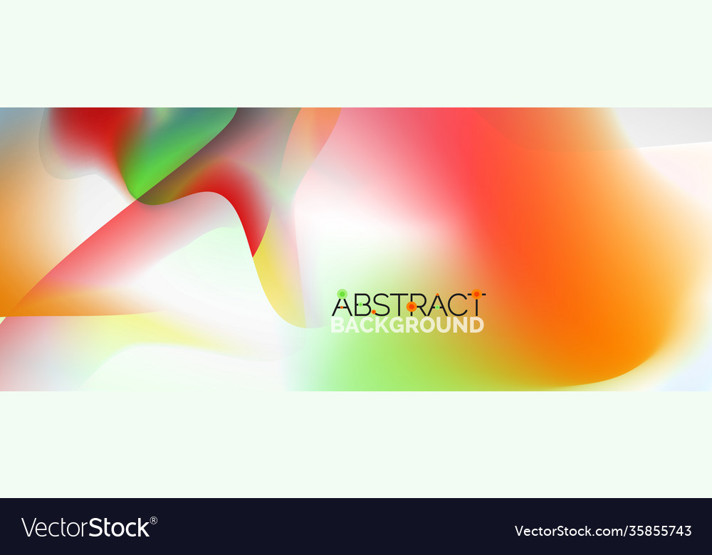 Fluid color gradient abstract background trendy vector image Fluid color gradient abstract background trendy