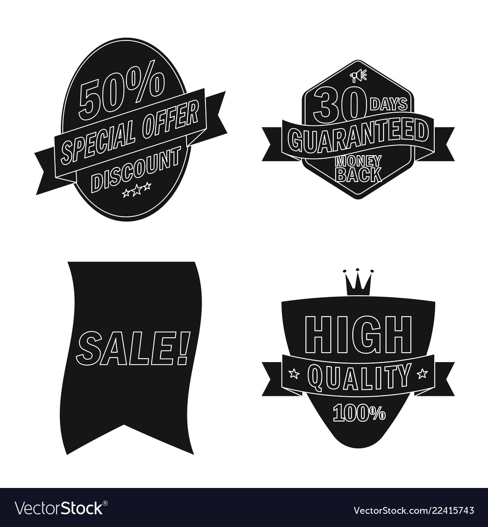 Isolated object of emblem and badge icon