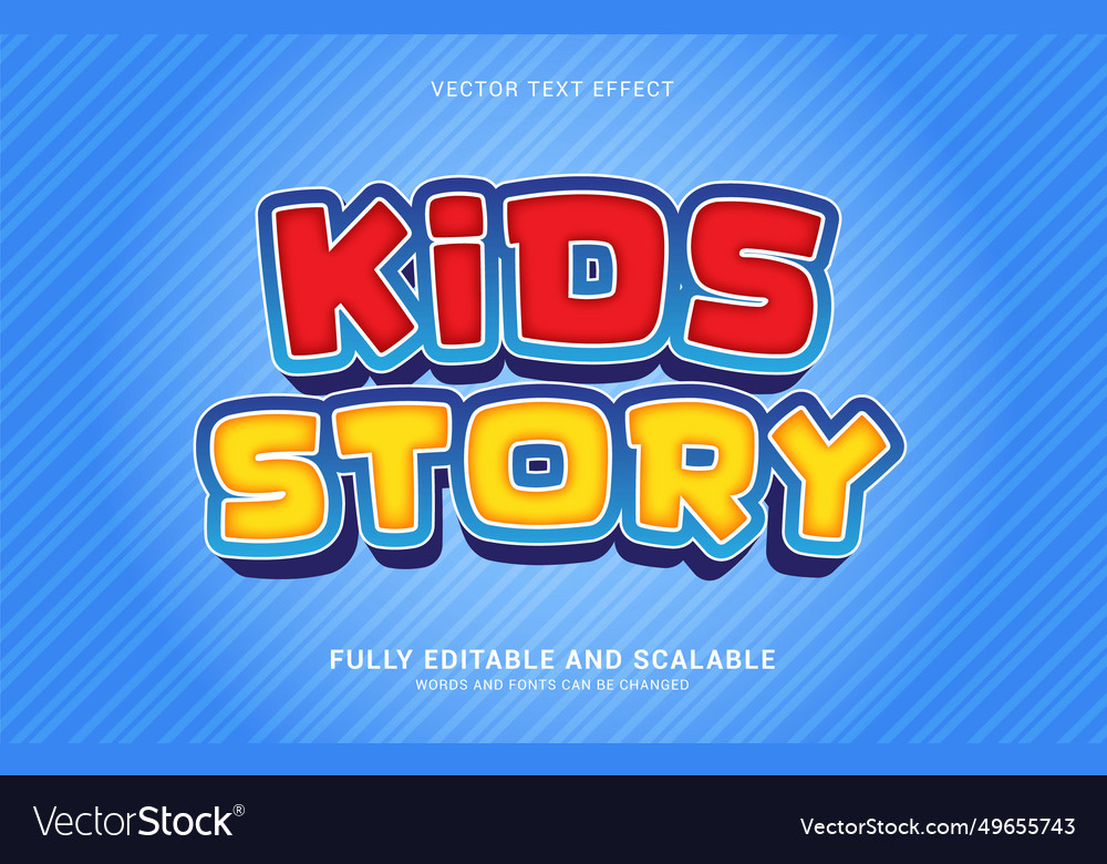 Kids Story Text Effect