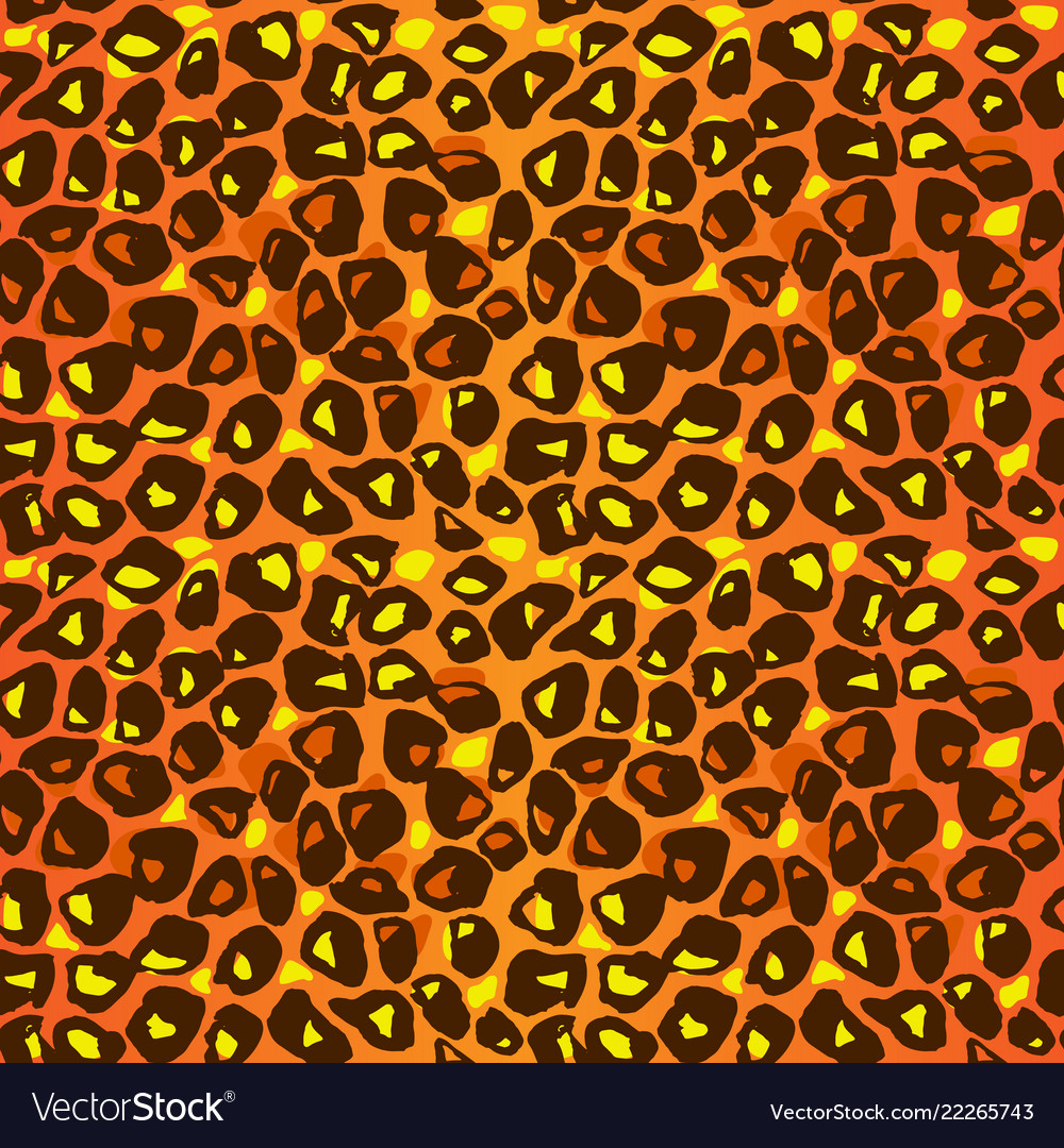Leopard print seamless pattern