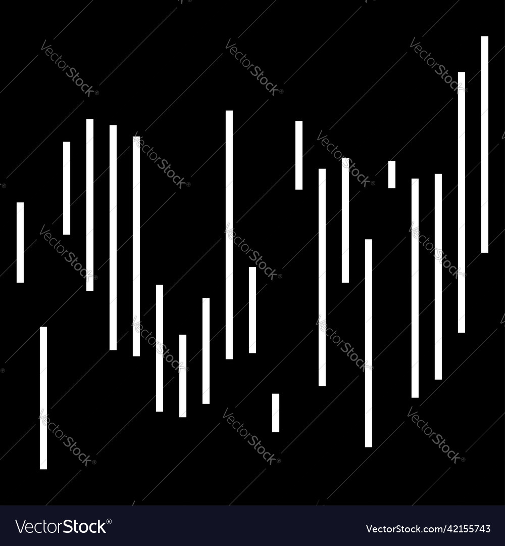 Random lines stripes element vector image Random lines stripes element