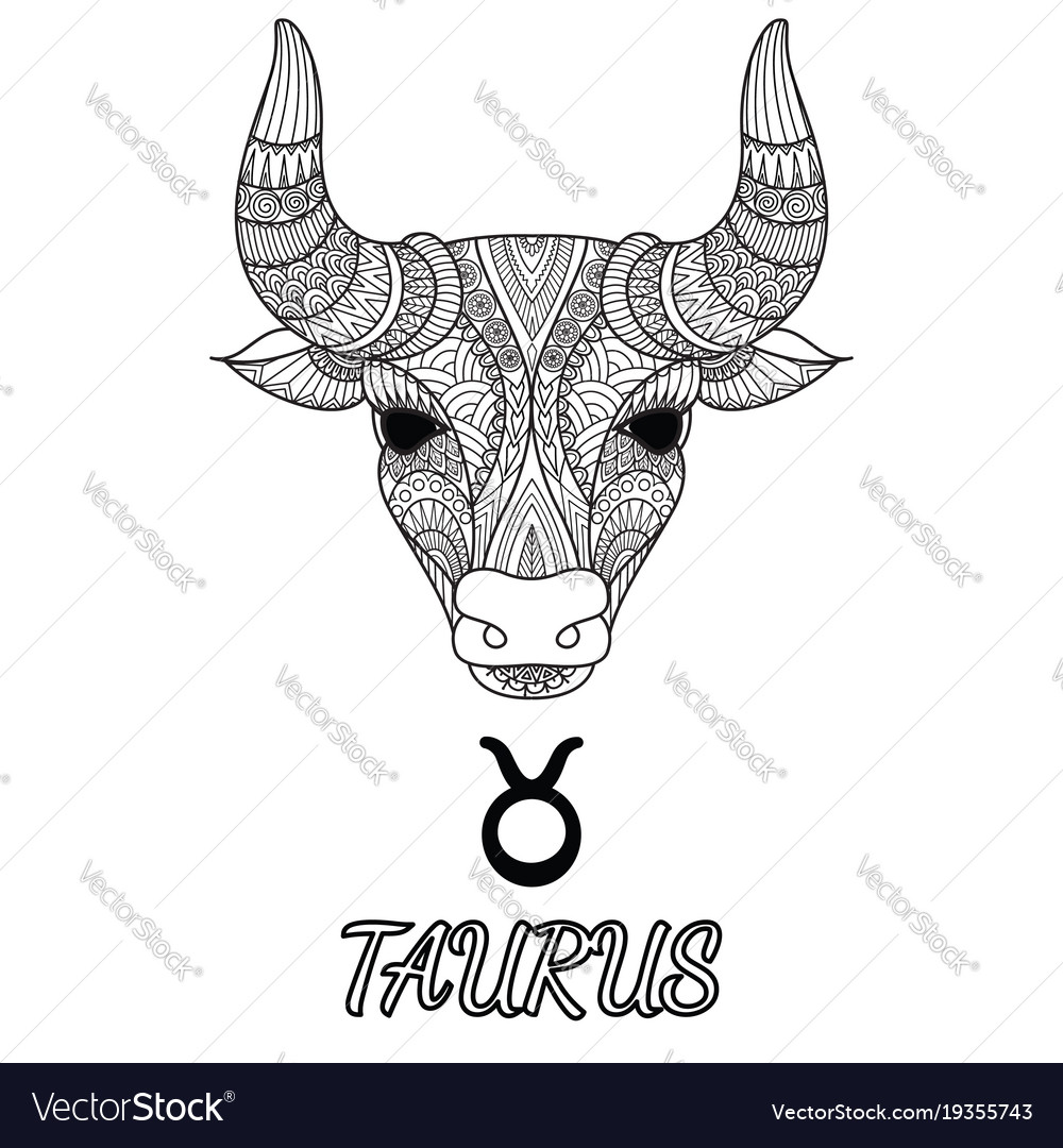 Taurus Royalty Free Vector Image Vectorstock