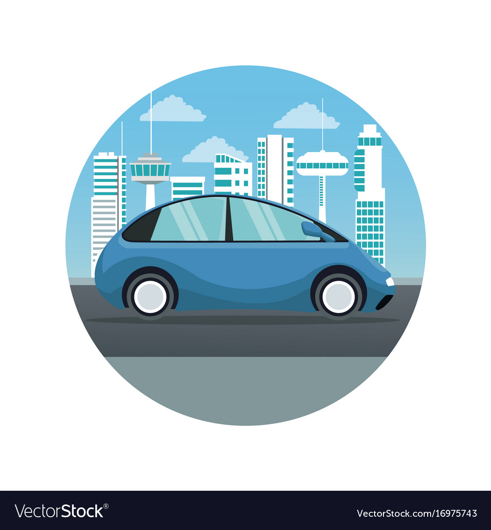 White background with circular frame futuristic