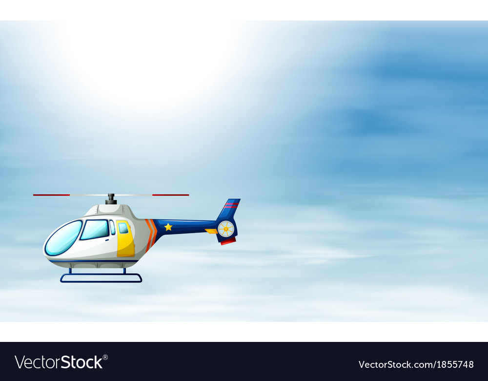 A chopper in the sky