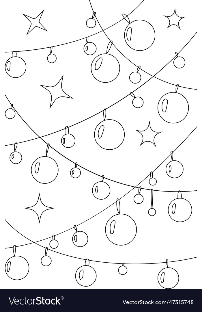 Garland with stars