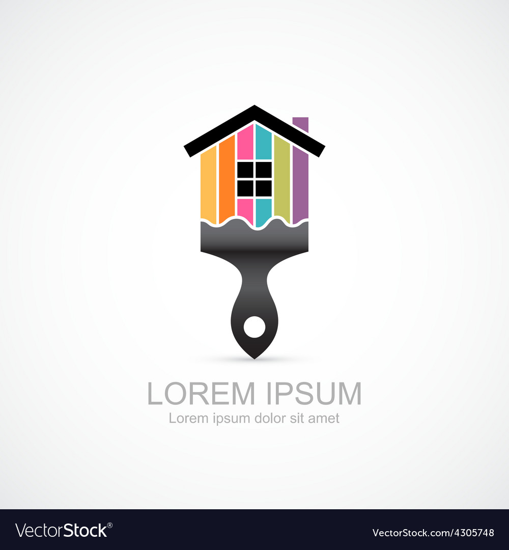 House renovation icon Royalty Free Vector Image