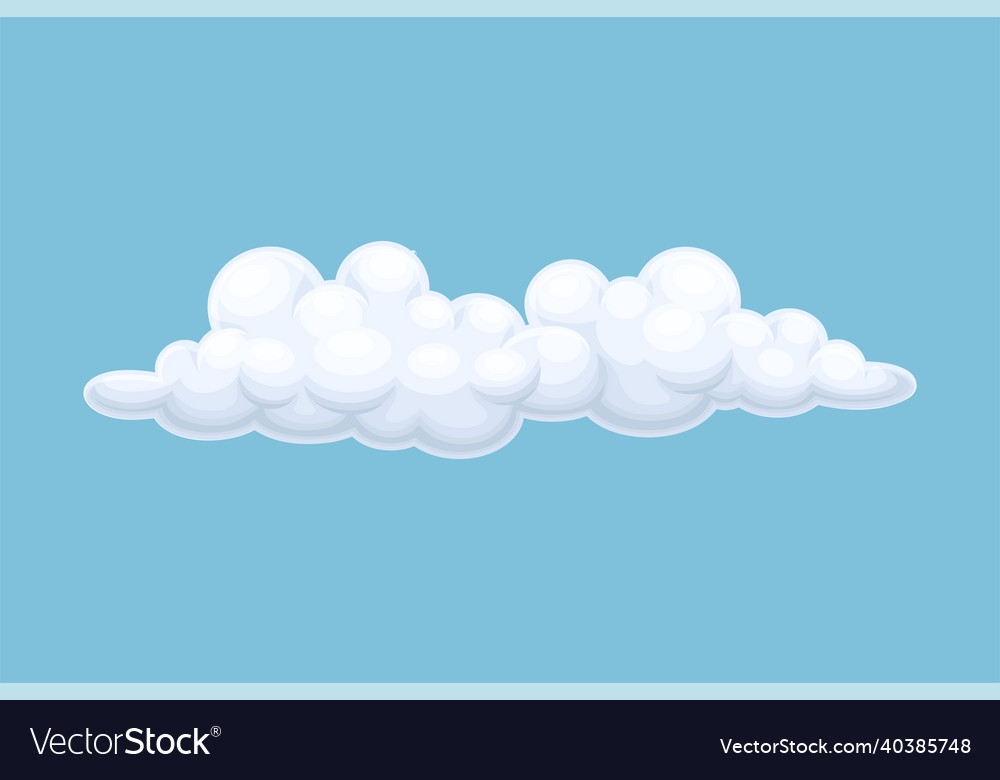 White fluffy cumulus cloud database networking