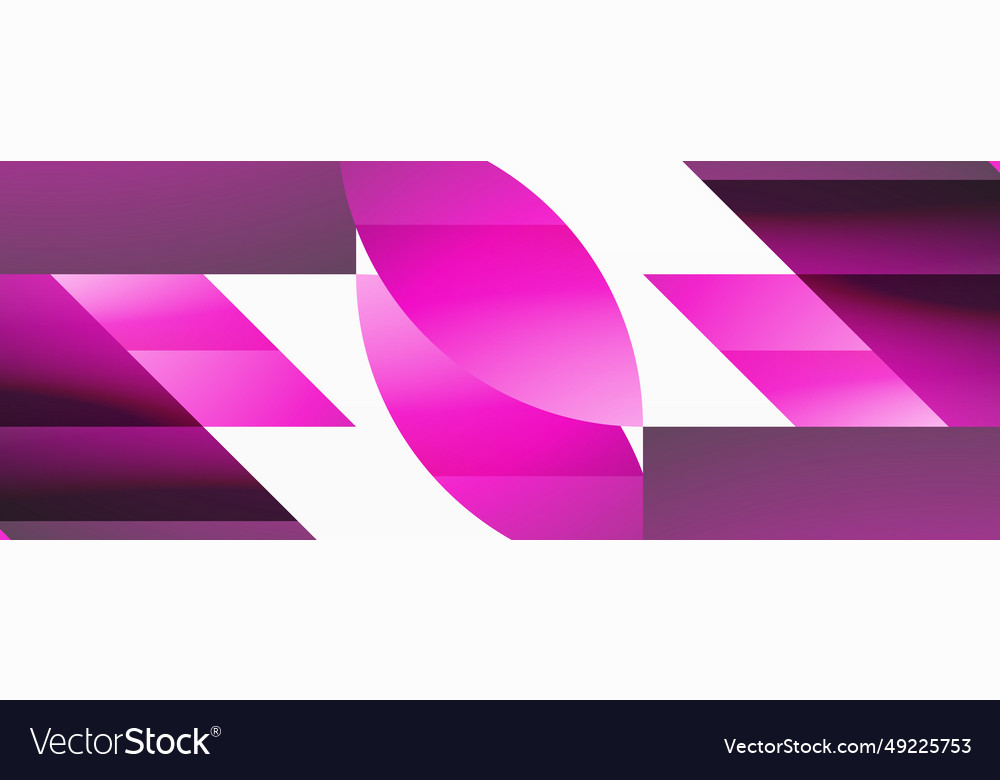 Amalgamation of geometric forms on minimalist Vector Image Amalgamation of geometric forms on minimalist