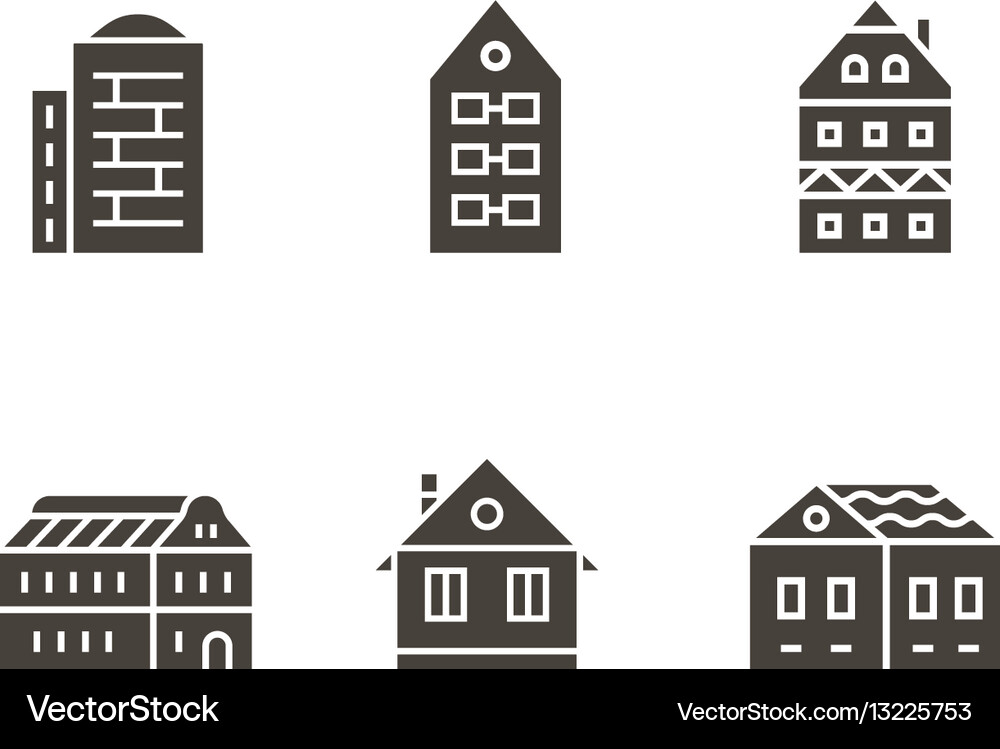 City buildings Royalty Free Vector Image - VectorStock