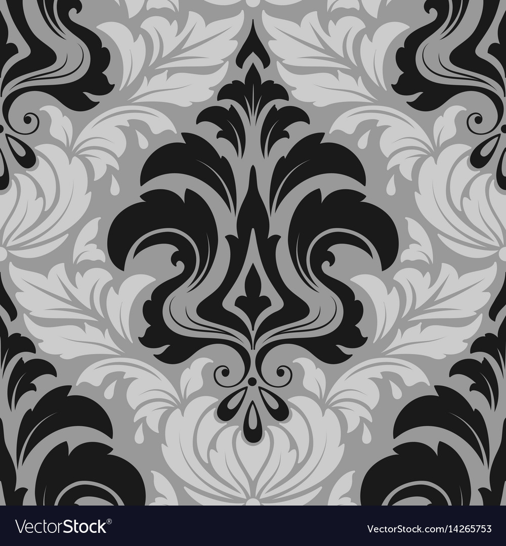 Damask seamless pattern element classical luxury