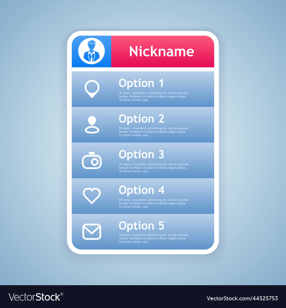 Dropdown menu