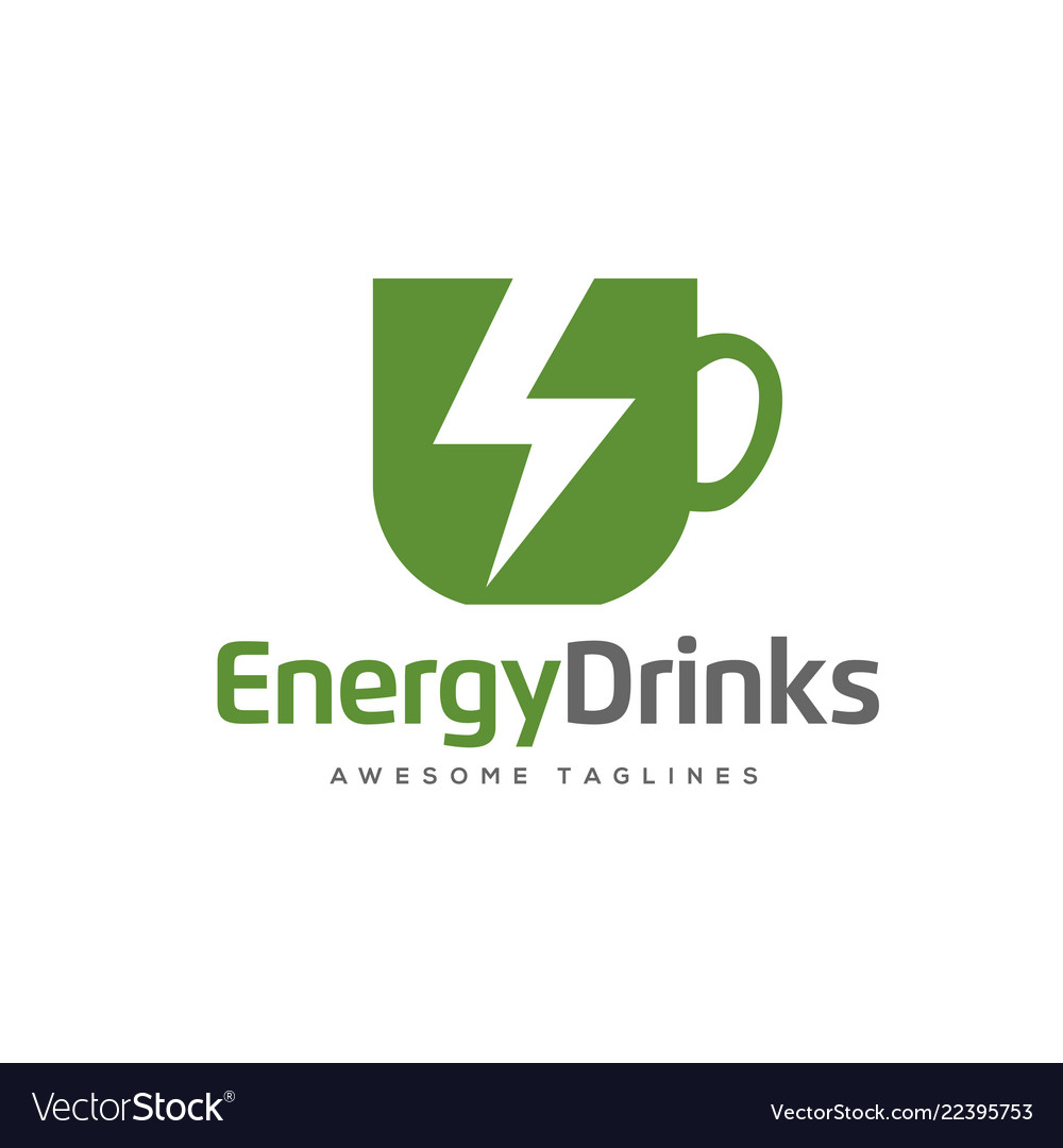 Energy drink logo Royalty Free Vector Image - VectorStock