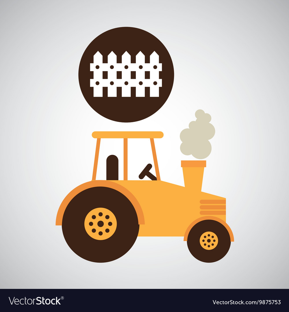 Farm countryside tractor cawler design
