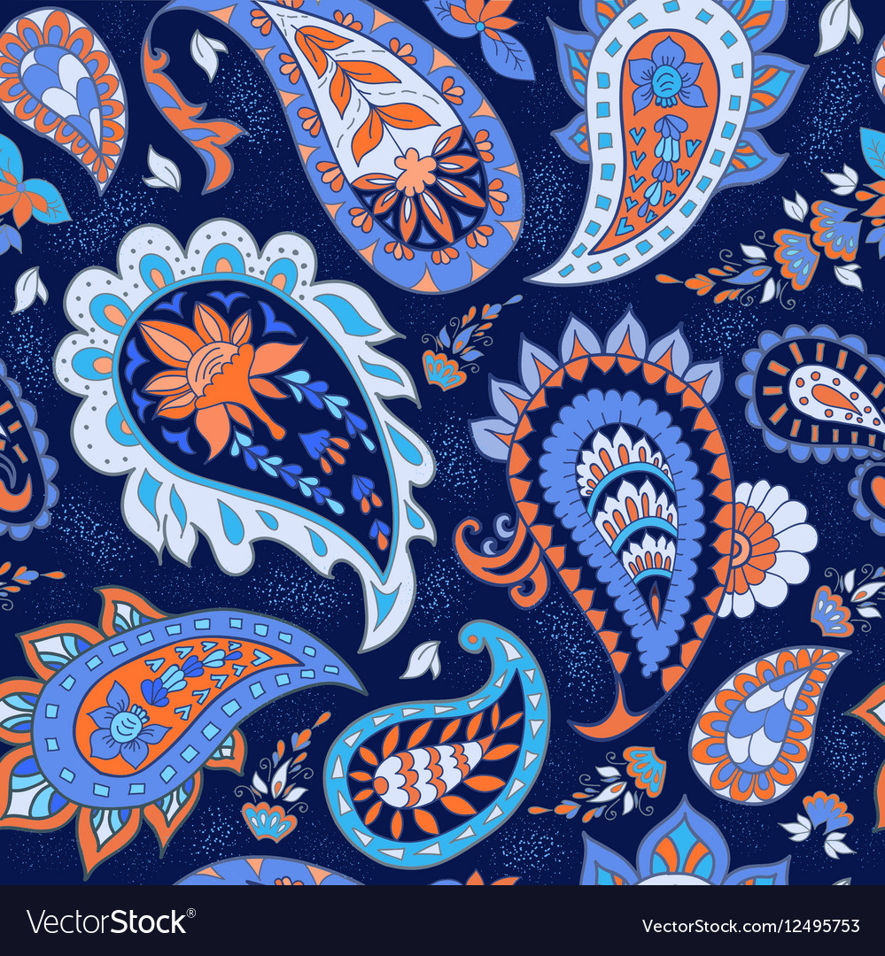 Paisley Floral Pattern