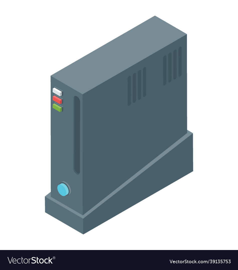 System unit Royalty Free Vector Image - VectorStock