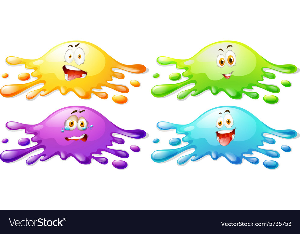 Water Splash with Faces - Dynamic Expression