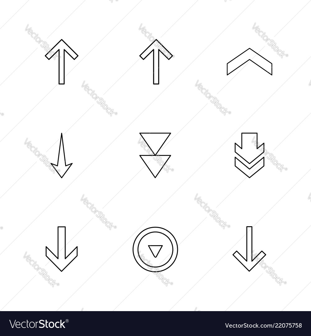 Arrows directions pointer arrow user