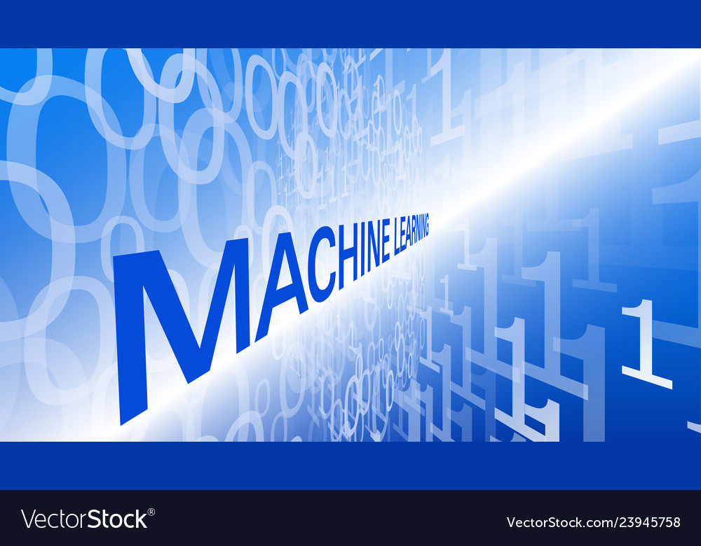 Big Data Machine Learning Konzept Computer binär