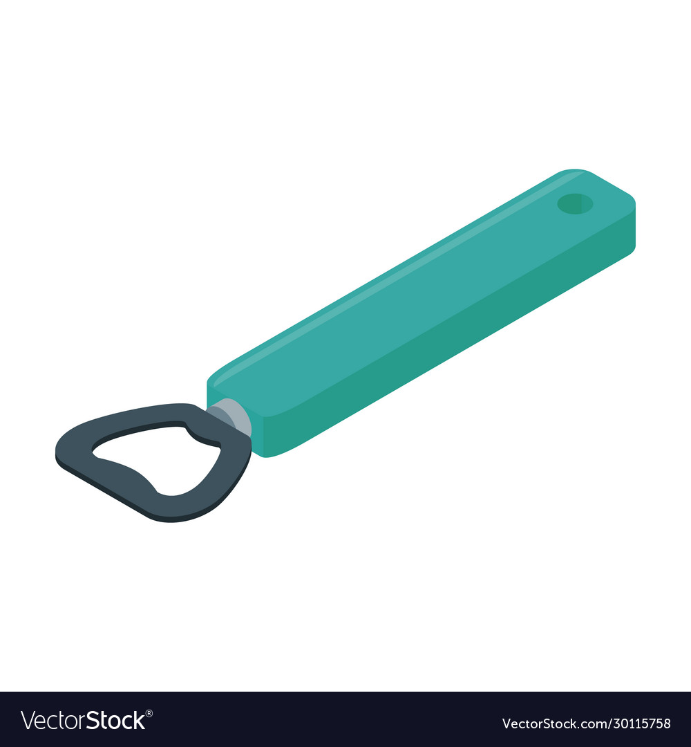 Bottle-opener isometric iconcartoon