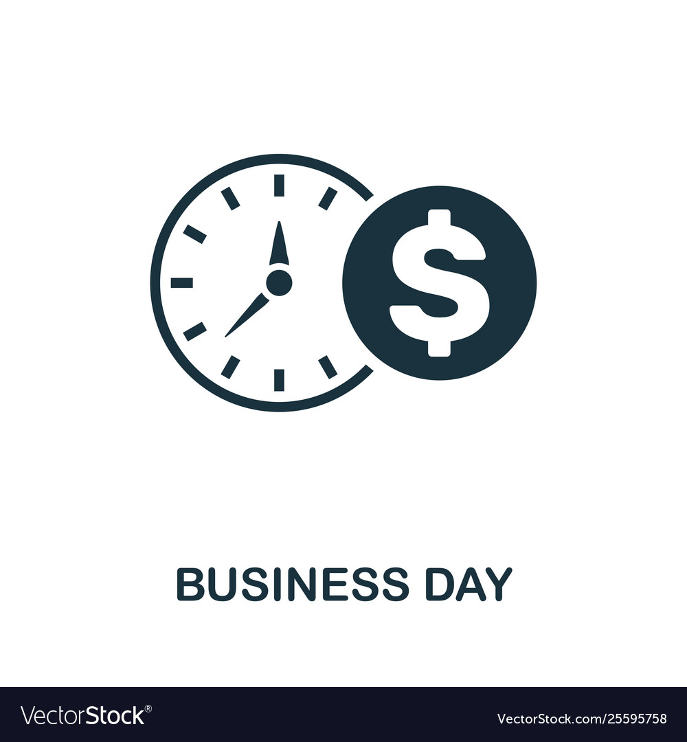 Business Day-Icon kreatives Element Design von