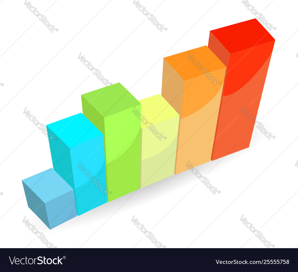 Color graph Royalty Free Vector Image - VectorStock