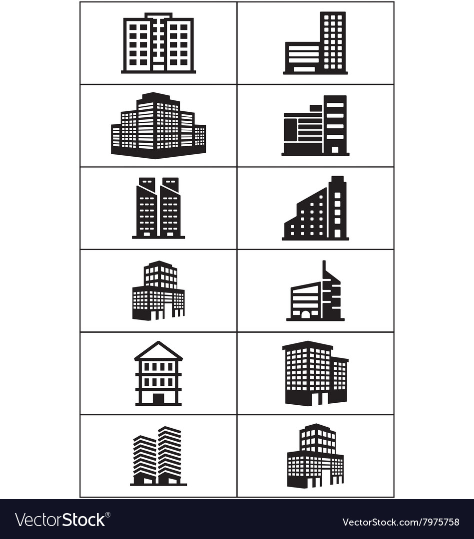 Modern Real Estate Icon Set
