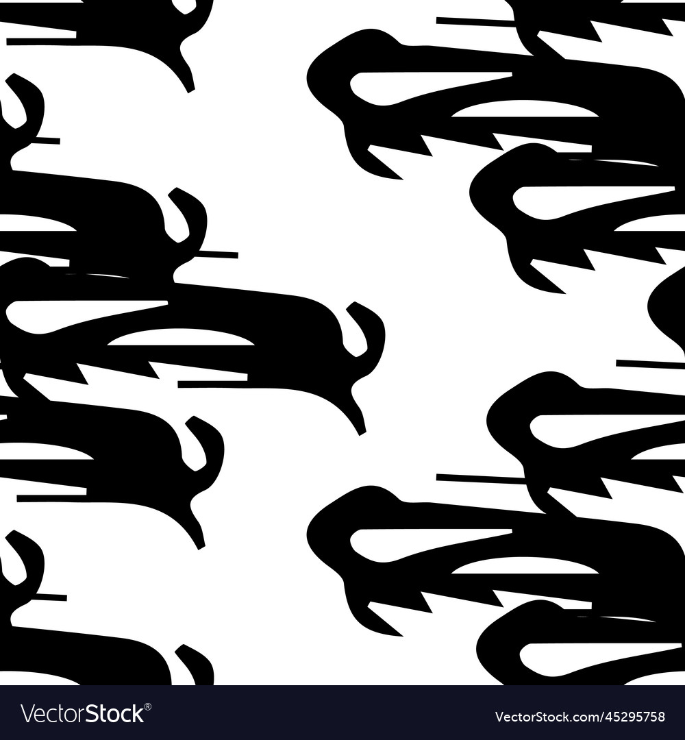 Seamless pattern with sketch oval shape