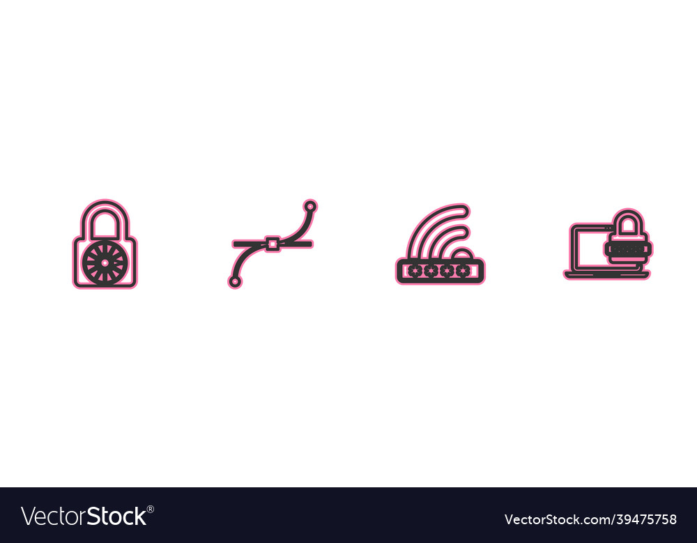 Set line safe combination lock wheel wifi locked