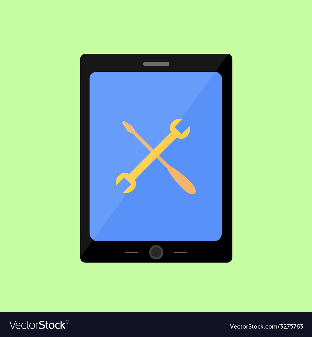 Flat style touch pad with tools
