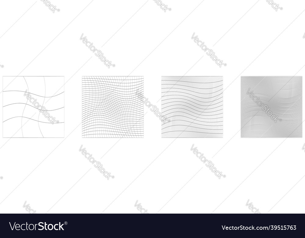 Grid mesh grating trellis wireframe vector image Grid mesh grating trellis wireframe