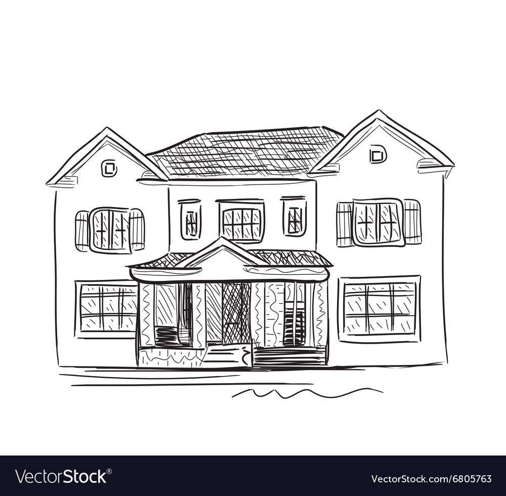 Illustration Hand Drawn House Vector Free Premium Vector Download