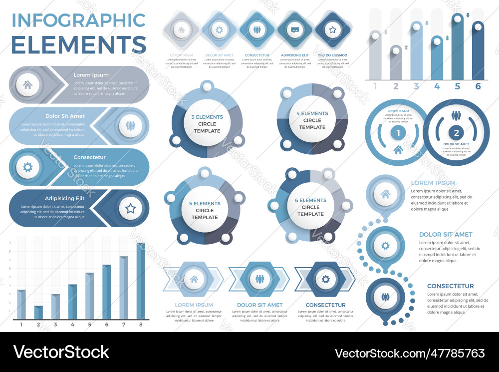 Infographic elements Royalty Free Vector Image