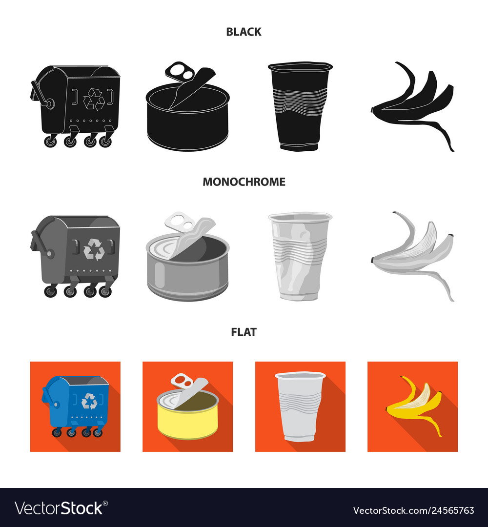 Isolated object of dump and sort logo collection