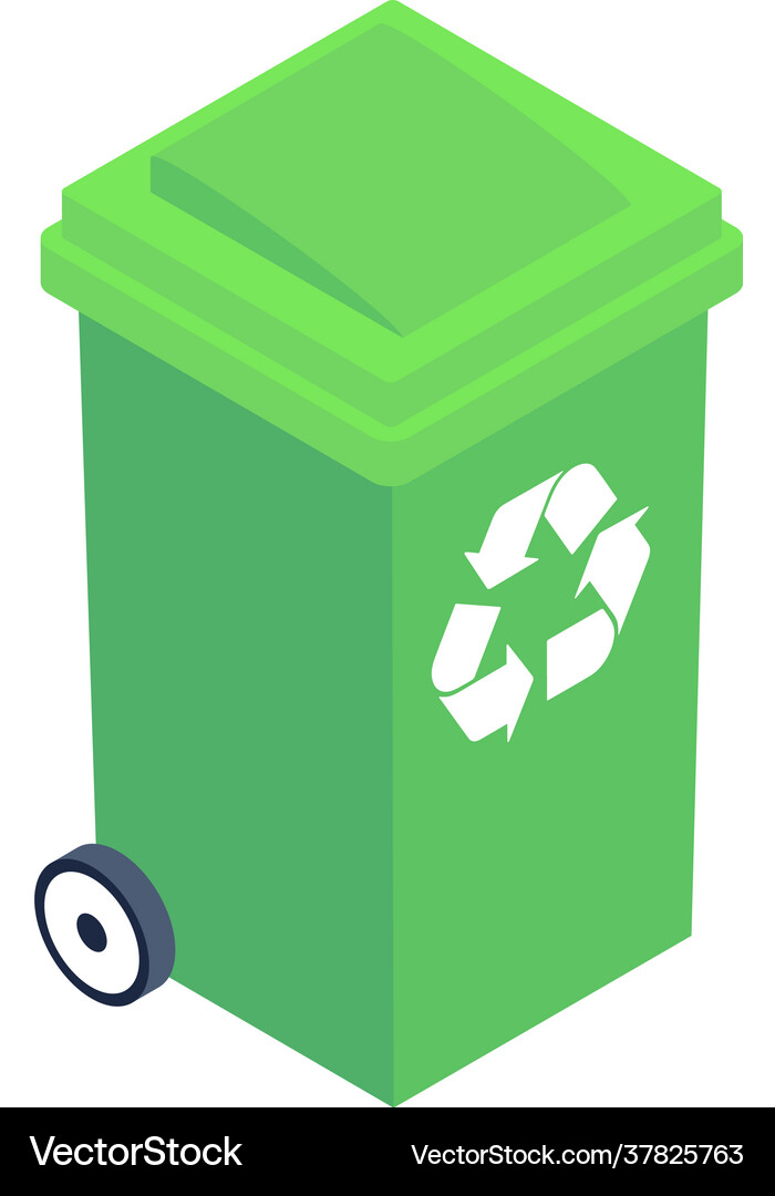 Recycle bin Royalty Free Vector Image - VectorStock