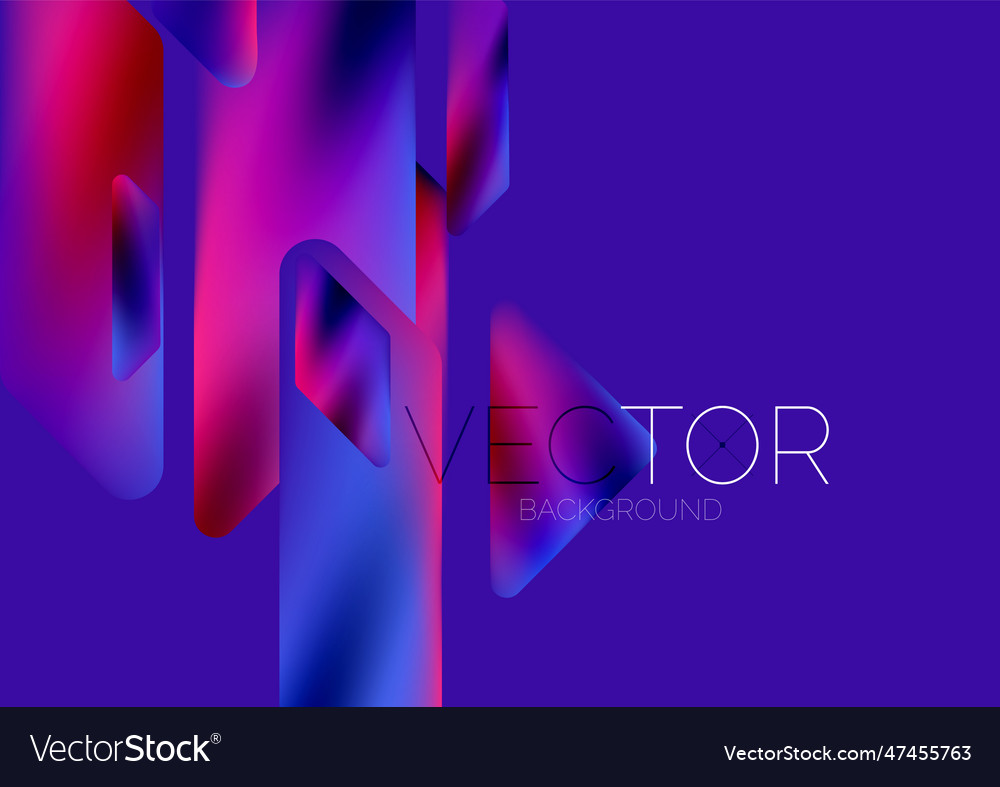 Tech minimal geometric wallpaper creative Vector Image