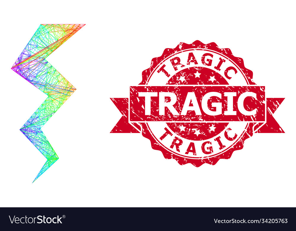 Tragic Rainbow Stamp