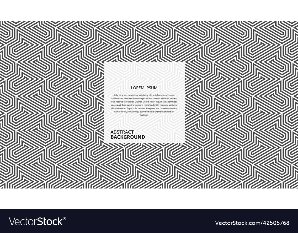 Abstract geometric arrow lines pattern