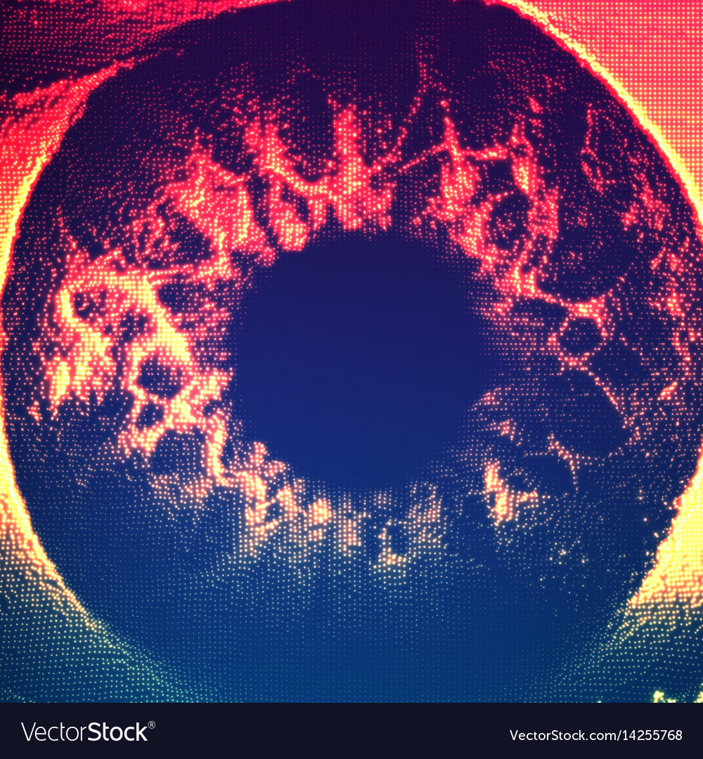 Abstract point mesh background