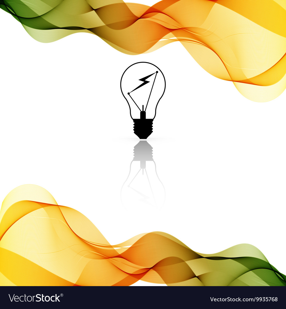 Color background with wave