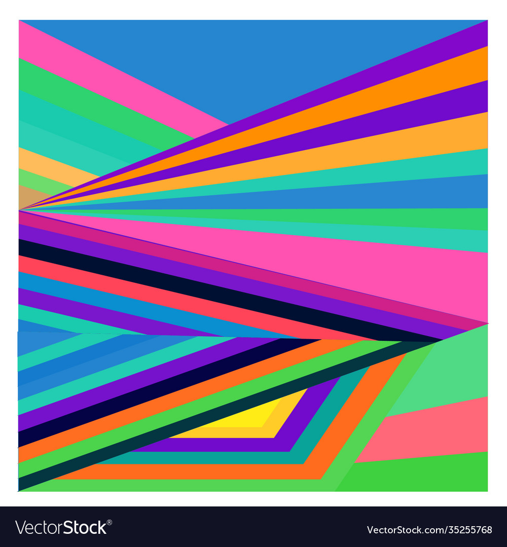 Colorful geometric and curve background pattern