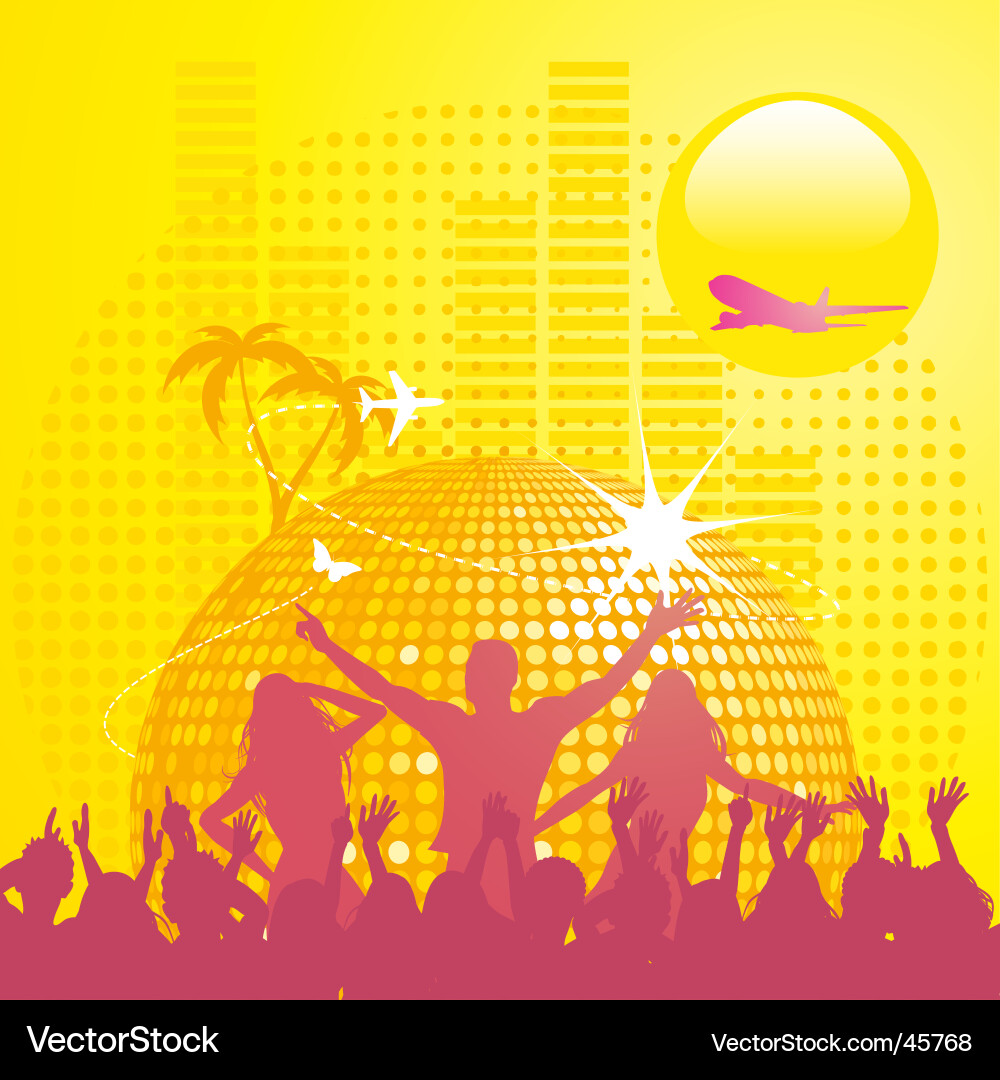Disco ball Royalty Free Vector Image - VectorStock